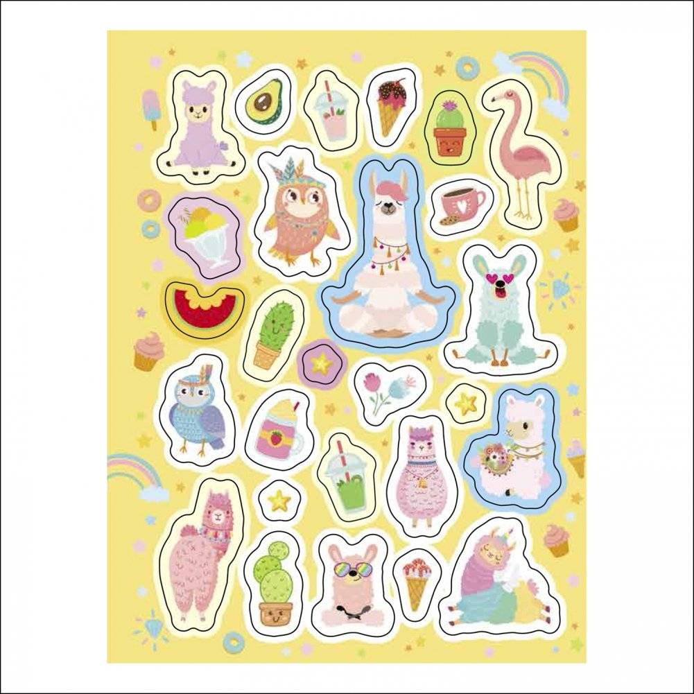 100 наклеек. Ламы фото книги 2