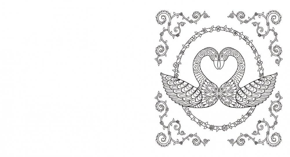 Love and Peace Colouring Book фото книги 3