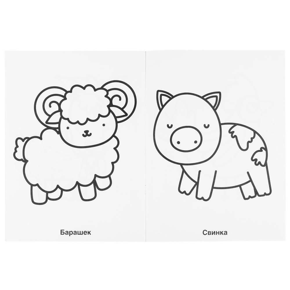 Домашние животные. Раскраска для детского сада фото книги 4