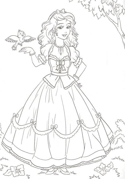 Раскраска. Для девочек фото книги 5