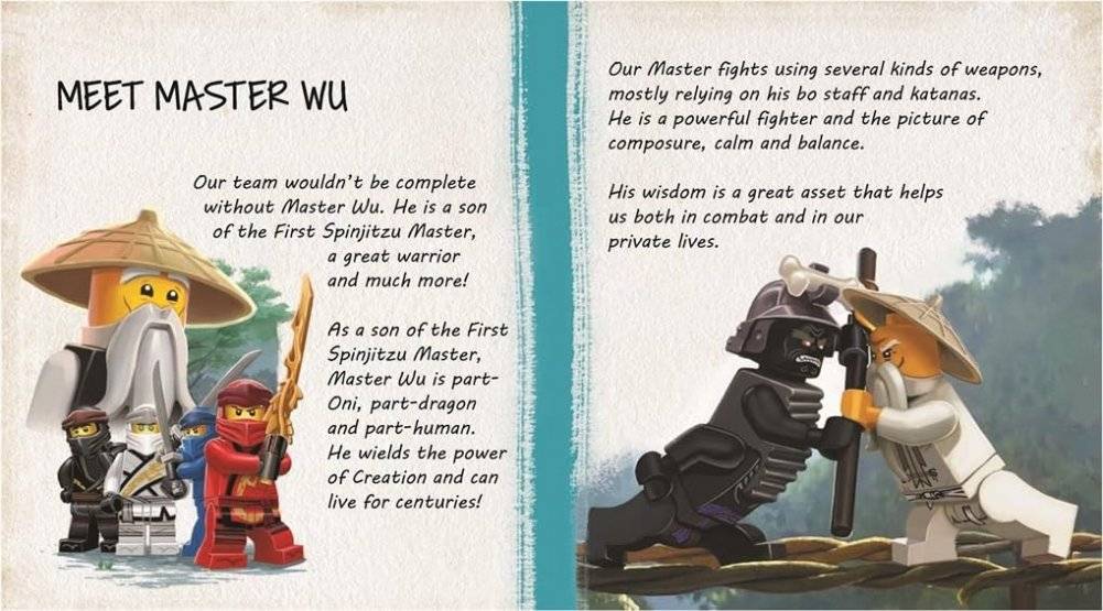 LEGO NINJAGO: Dive Into the Ninja World: An Epic Guide (with Nya Minifigure) фото книги 4