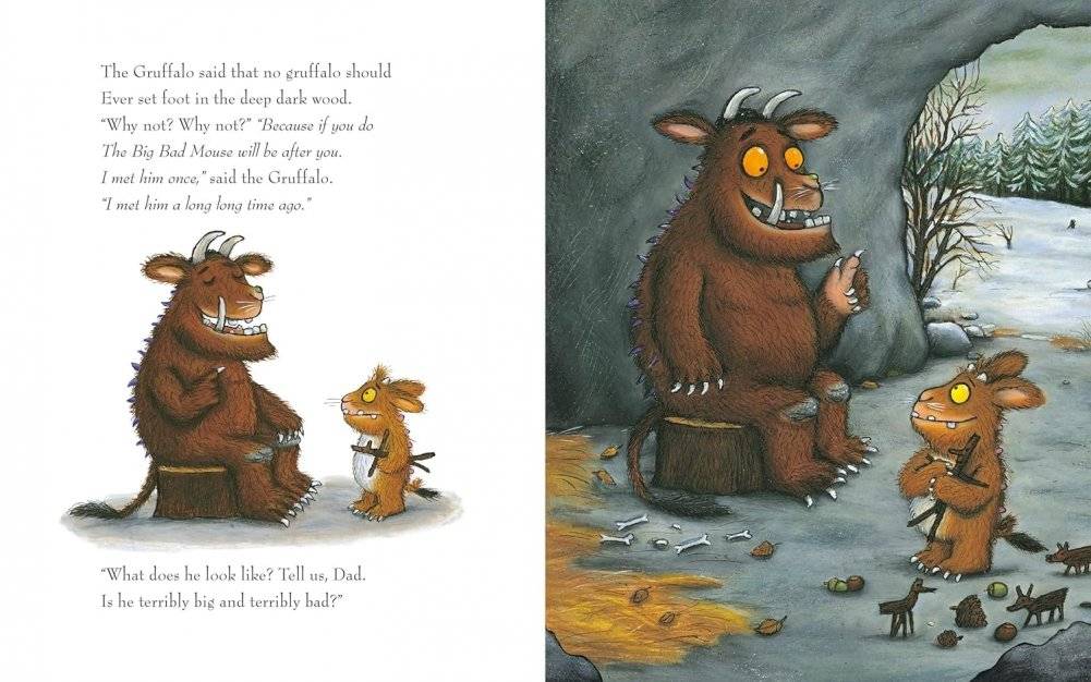 Gruffalo`s child 20th anniversary edition фото книги 3