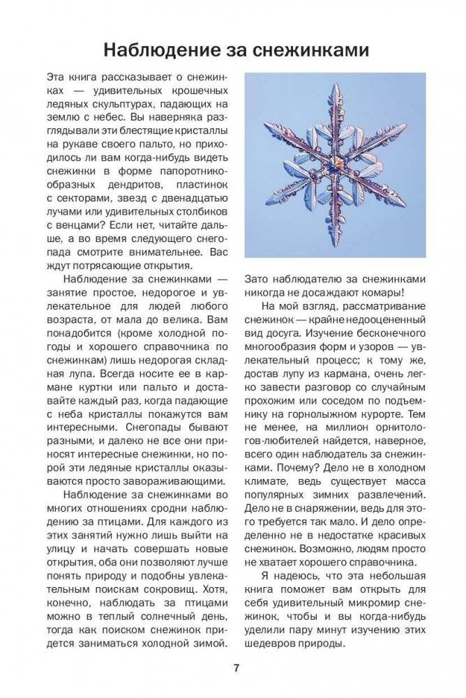 Снежинки. Тайная красота зимней природы. Занимательное снежинковедение фото книги 6