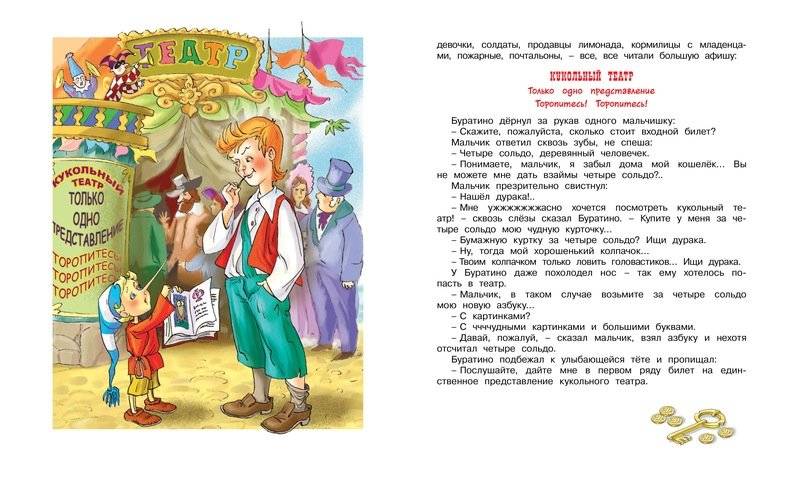 Золотой ключик, или Приключения Буратино фото книги 4