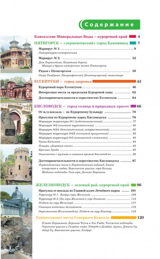 Северный Кавказ (Кавминводы). Путеводитель пешеходам фото книги 4