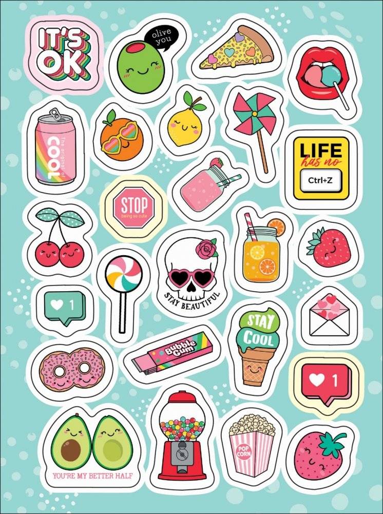 100 лучших стикеров. Самые стильные фото книги 3