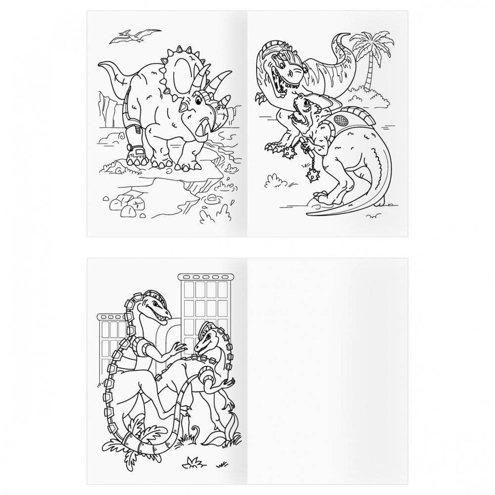 Раскраска А4, 8 стр., ТРИ СОВЫ "Для мальчиков" фото книги 5