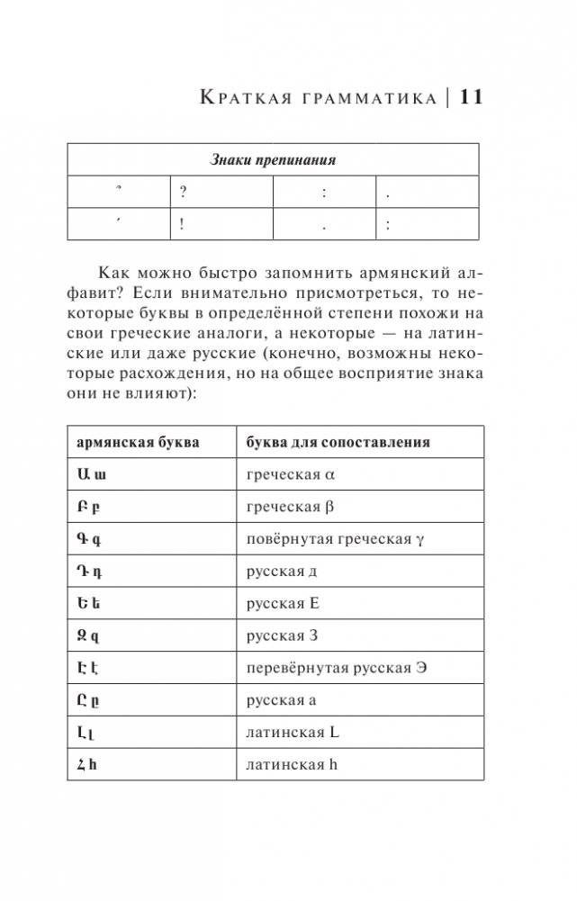 Армянский язык. 4-в-1: грамматика, разговорник, армянско-русский словарь, русско-армянский словарь фото книги 4