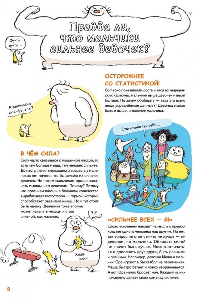 Мальчики VS Девочки. Детские вопросы про стереотипы! фото книги 5