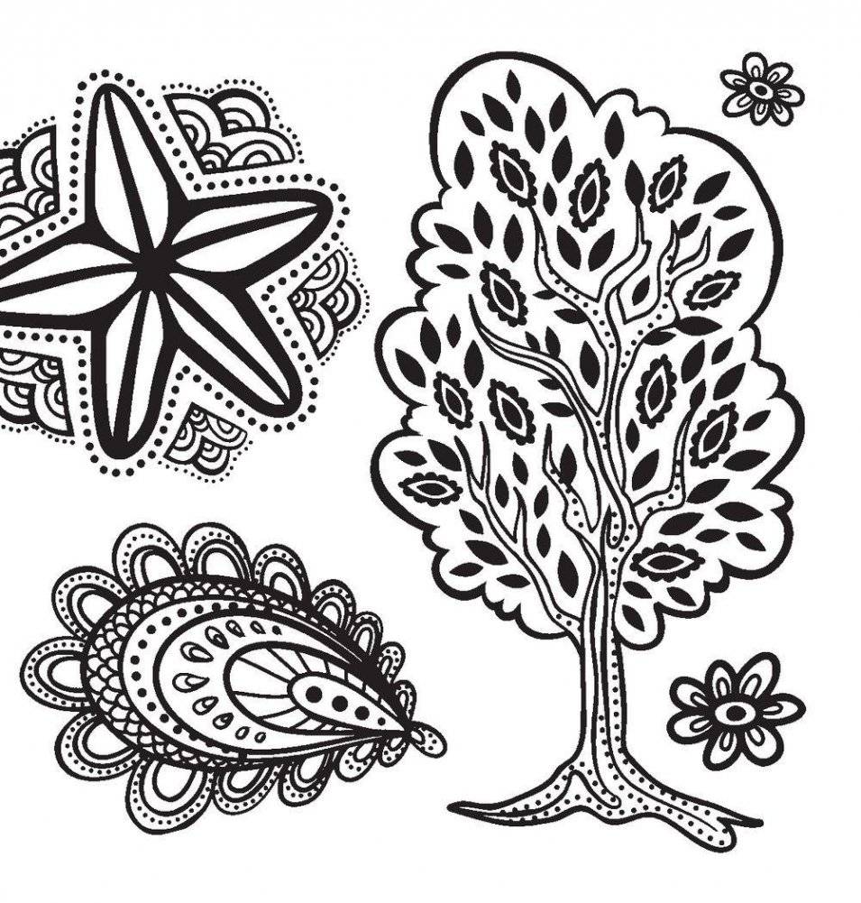 Великолепная природа и ее обитатели. 60 рисунков для раскрашивания и снятия стресса фото книги 5