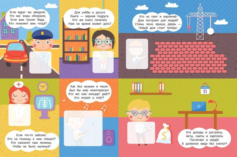 Полезные профессии. Книжка с наклейками фото книги 2