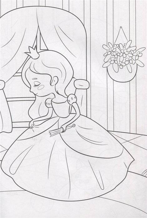 Раскраска. Милые принцессы фото книги 3