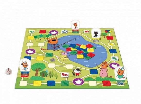 Настольная игра "Три кота. Рыболовы" фото книги 2