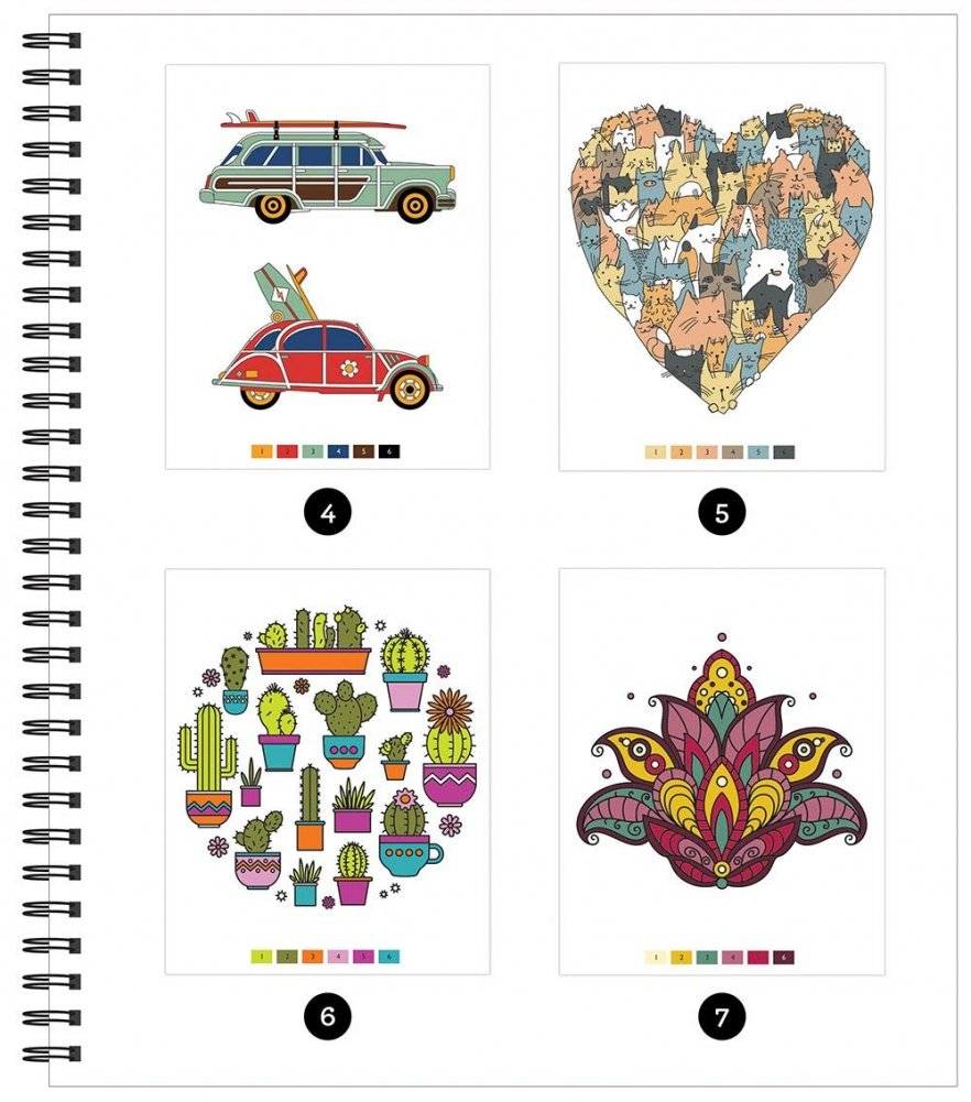 Brain Games - Color by Number: Stress-Free ColoringЦ фото книги 5