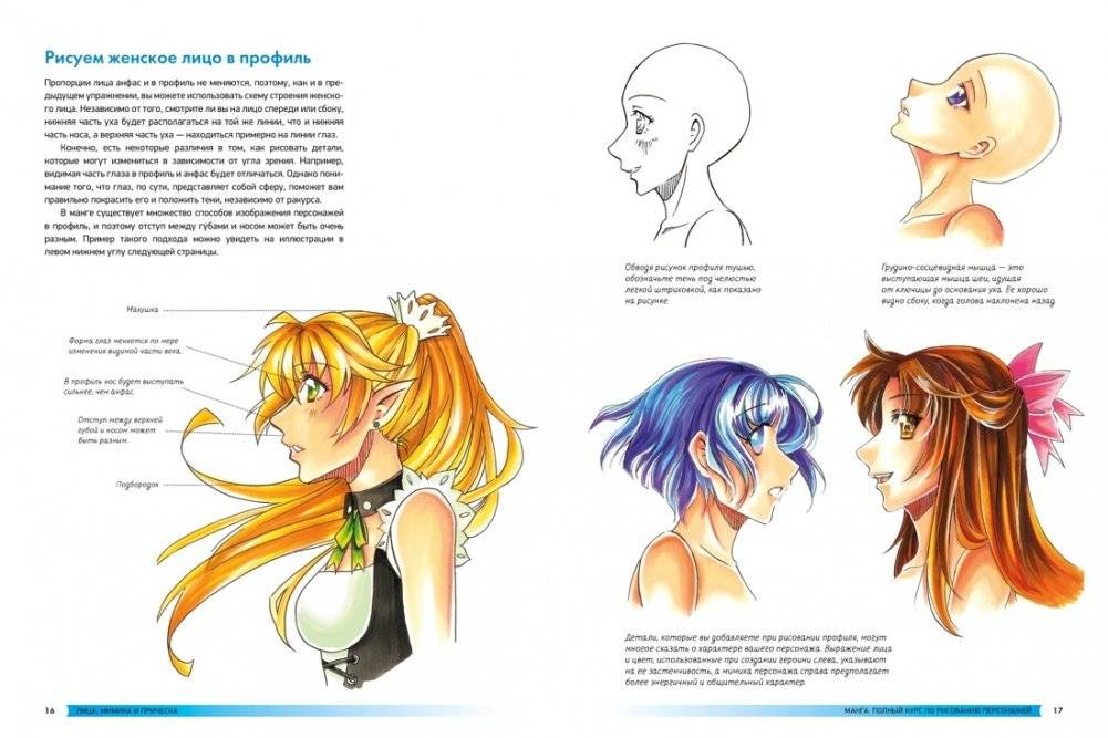 Манга. Полный курс по рисованию персонажей фото книги 5