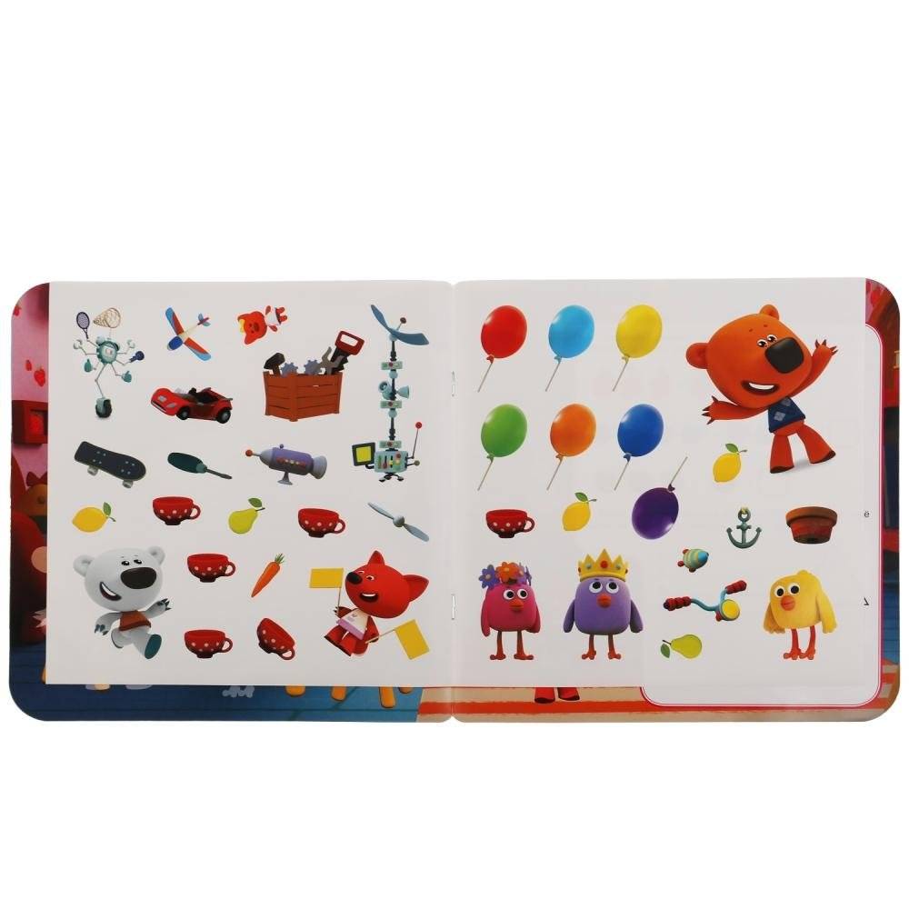 Мои друзья. Мимимишки. Iq - наклейки, 35 наклеек фото книги 3