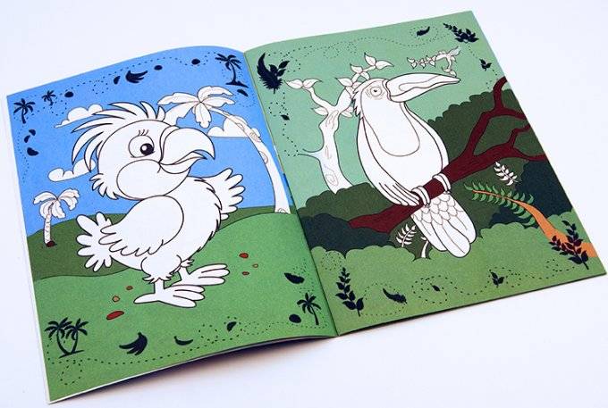 Живая раскраска "Заколдованный утес" фото книги 3