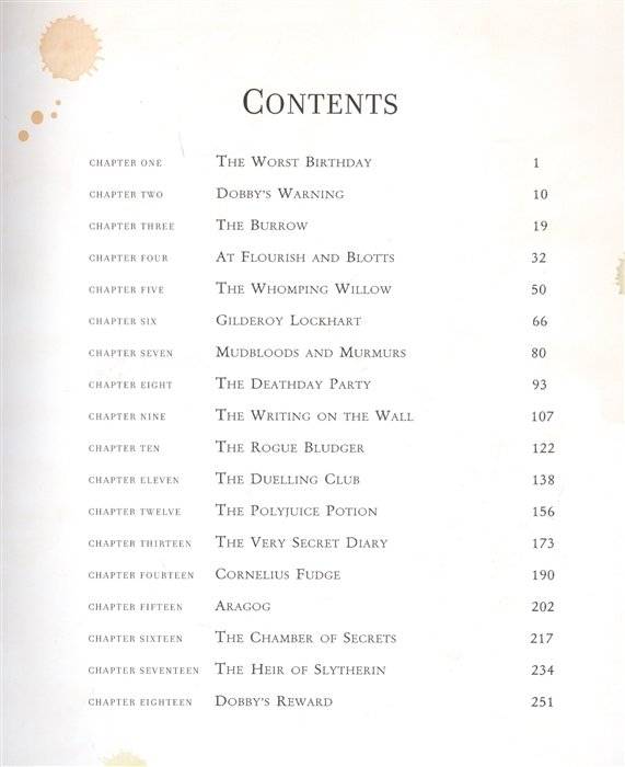 Harry Potter and the Chamber of Secrets фото книги 2