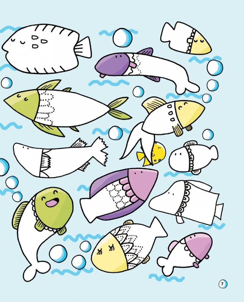 101 рыбка и маленькая русалочка. Читай! Играй! Находи! фото книги 7