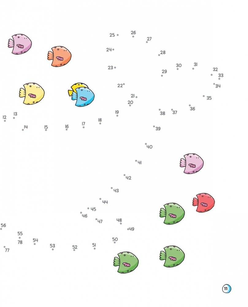 101 рыбка и маленькая русалочка. Читай! Играй! Находи! фото книги 11