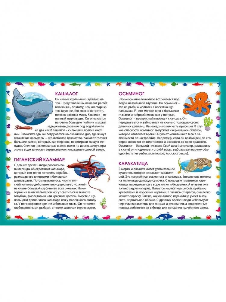 Морские обитатели. Энциклопедия для малышей фото книги 6