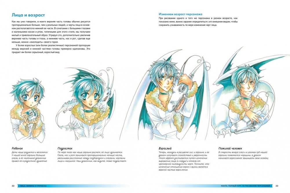 Манга. Полный курс по рисованию персонажей фото книги 8