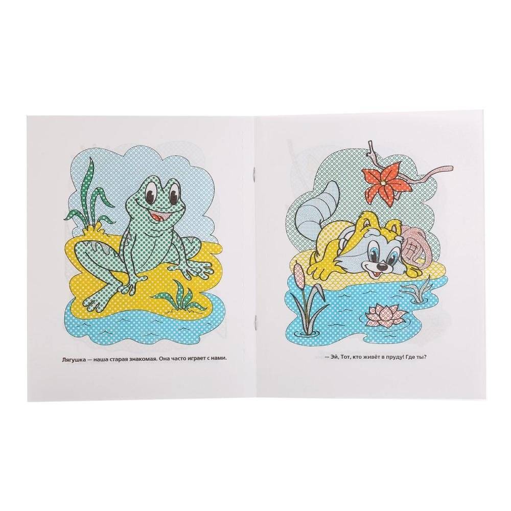 Крошка енот и его друзья. Водная раскраска фото книги 2