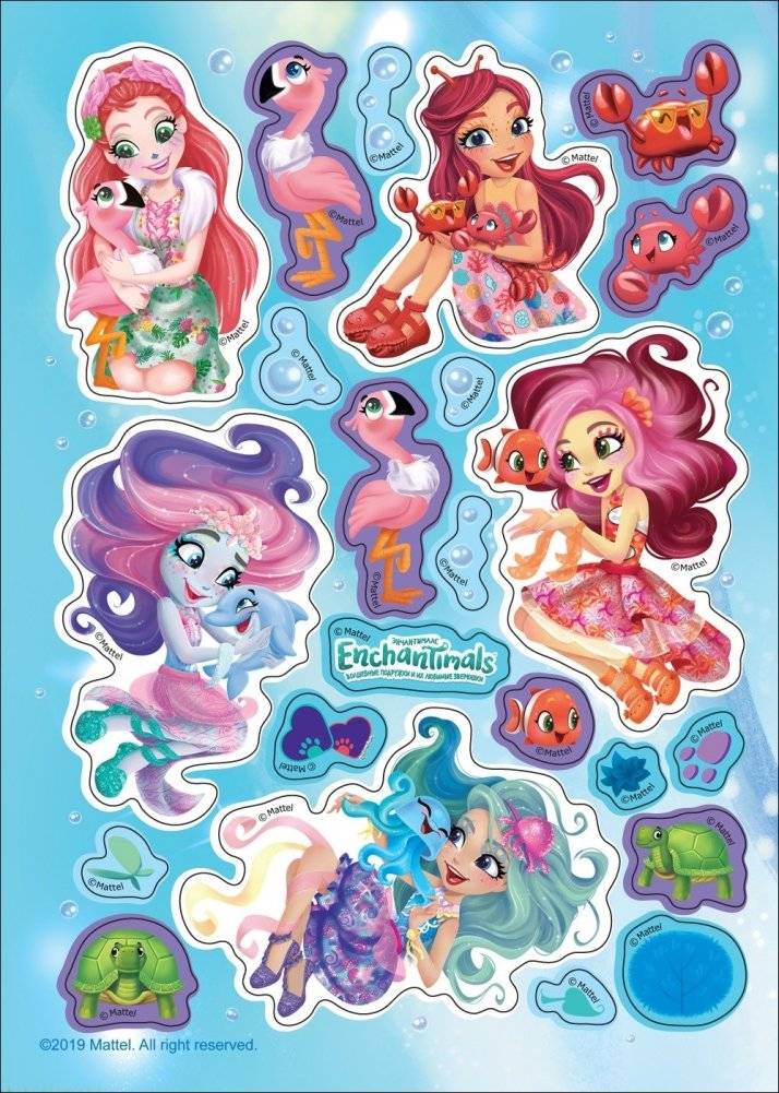 ТМ Enchantimals. Коллекция наклеек фото книги 2