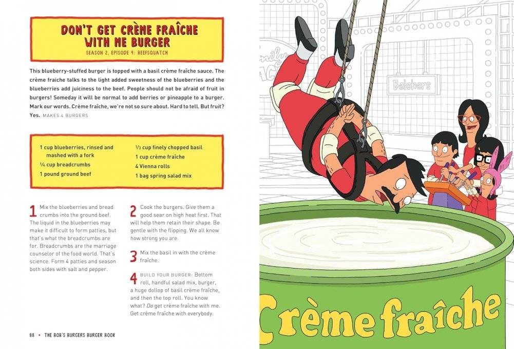 The Bob's Burgers Burger Book: Real Recipes for Joke Burgers фото книги 4