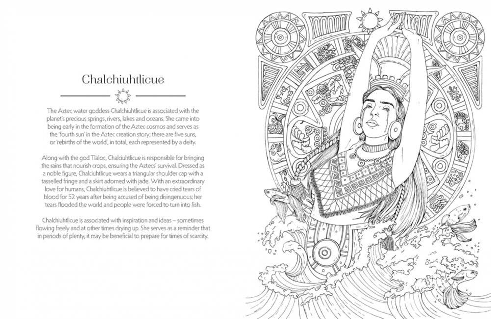 Goddess Colouring фото книги 3