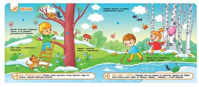Времена года. Книга с липучками фото книги 2