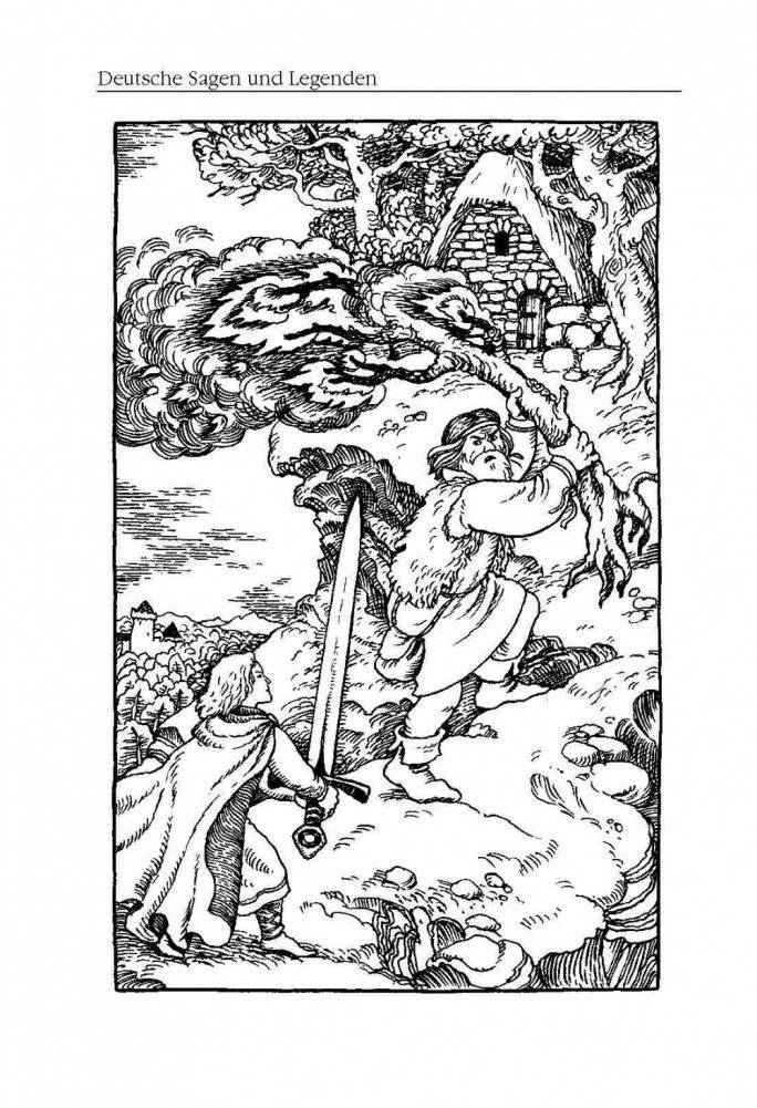 Немецкие предания и легенды. Книга для чтения на немецком языке фото книги 3
