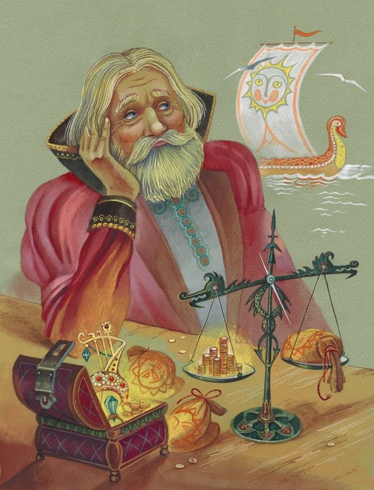 Аленький цветочек. Сказки (ил. М. Митрофанова) фото книги 2