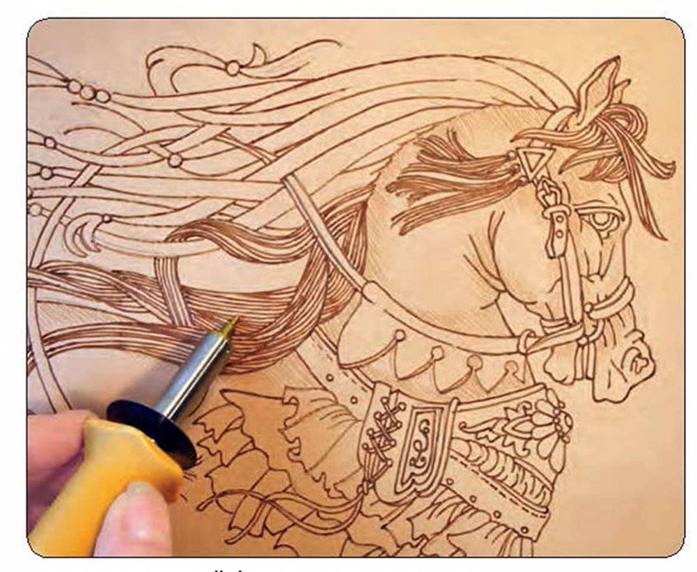 Art of leather burning фото книги 5