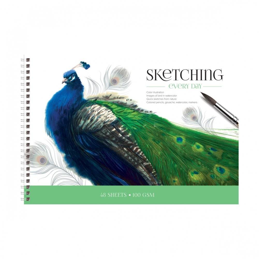 Альбом для рисования 48 л., А4, на гребне BG "Stay magical", эконом. Арт. АР4гр48 11848 фото книги 6