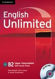 English Unlimited Upper Intermediate Self-study Pack (Workbook with DVD-ROM) (+ DVD) фото книги