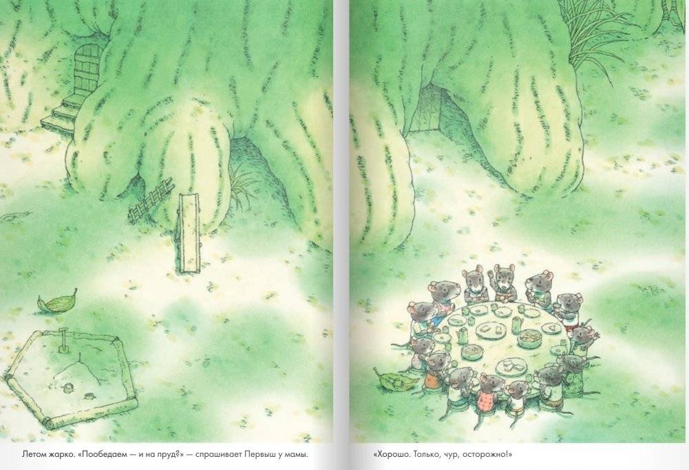 14 лесных мышей. Стрекозиный пруд фото книги 3