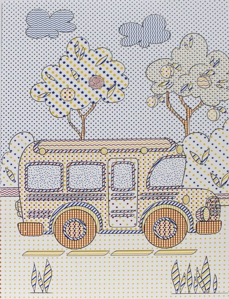 Транспорт. Водная раскраска с кисточкой фото книги 2