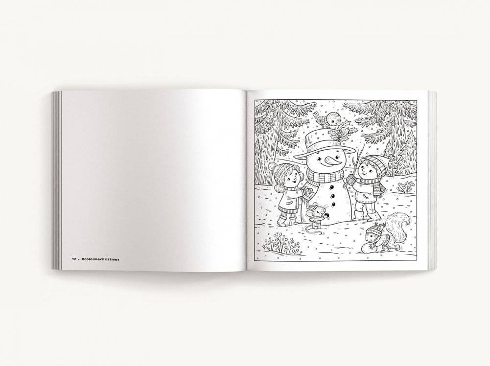 Color Me Christmas (for Kids!) фото книги 2