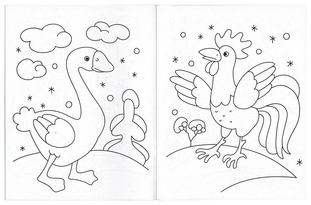 Сказки-раскраски. Зимовье зверей. 4-5 лет фото книги 3