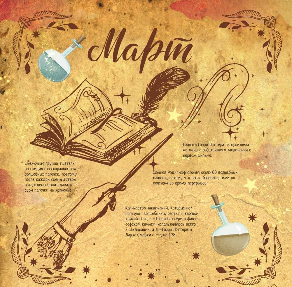 Календарь волшебных фактов из мира "Гарри Поттера" фото книги 5