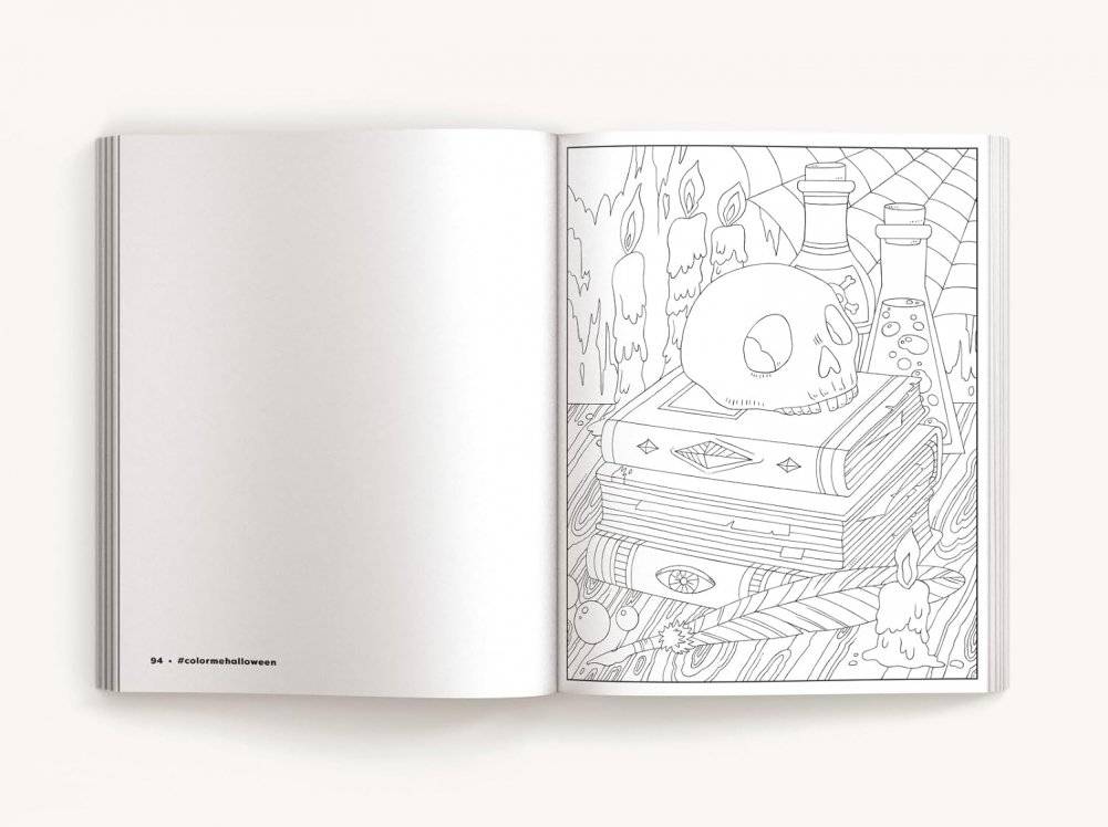Color Me Halloween: A Spooky Coloring Book фото книги 5