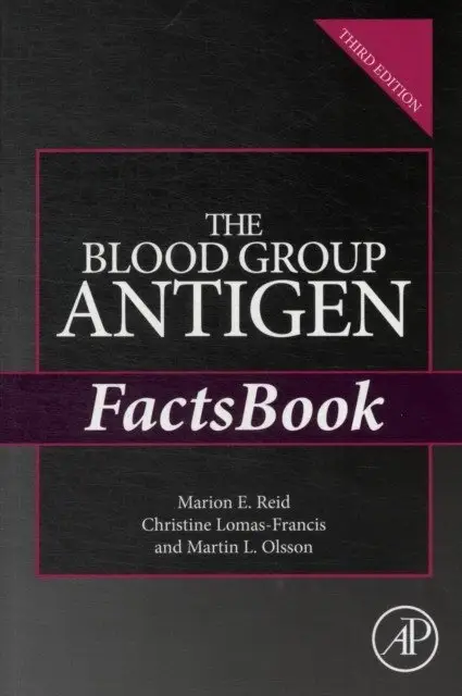 The Blood Group Antigen FactsBook, фото книги