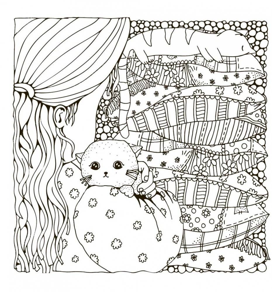 Раскраска-антистресс. Волшебные сны фото книги 4