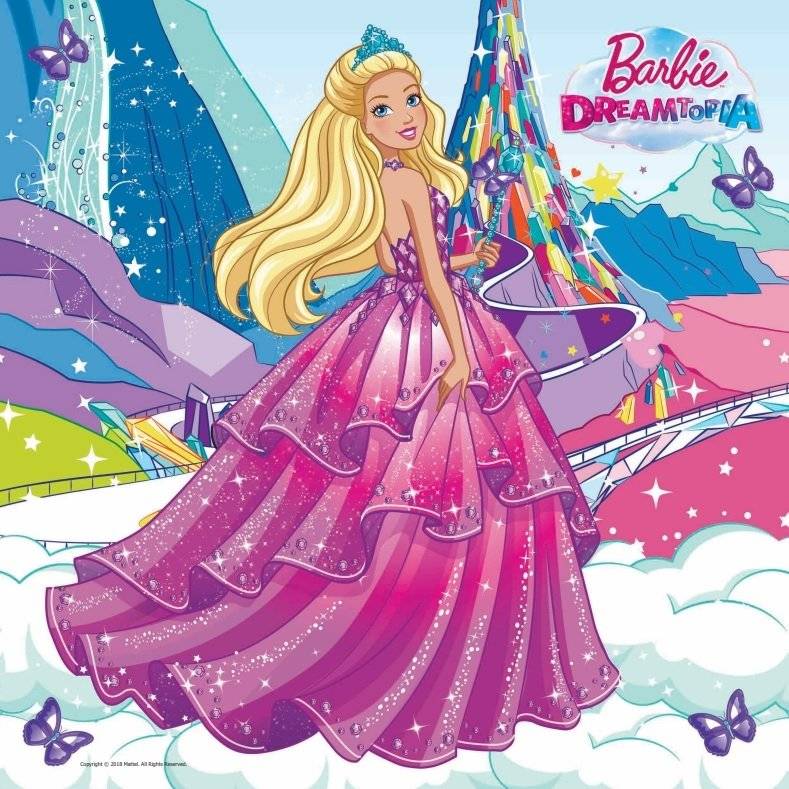 Плакат. Barbie. В сказке (+ 3D наклейки) фото книги 3