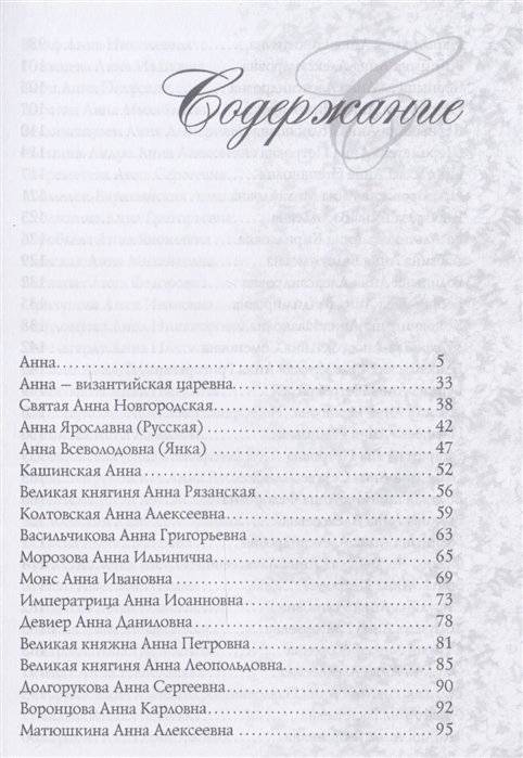 Имена женщин России. Анна фото книги 2