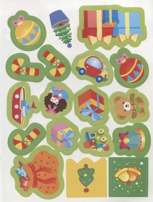 Наклейки для самых маленьких. Елочка. Выпуск 31 фото книги 4