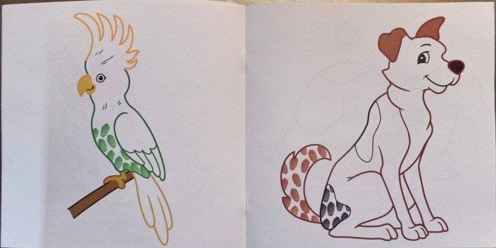 Раскраска. Рисуем пальчиками. Мои любимцы фото книги 2