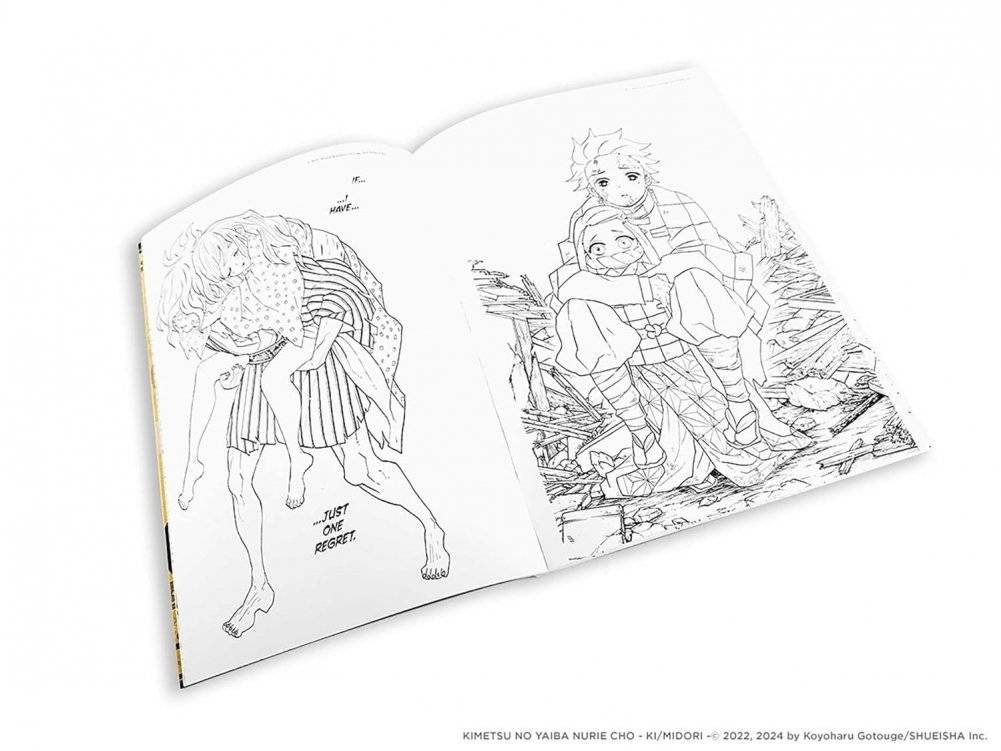 Demon Slayer Coloring Book 3Pa фото книги 5