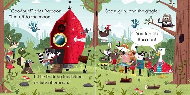 Raccoon on the Moon фото книги 2